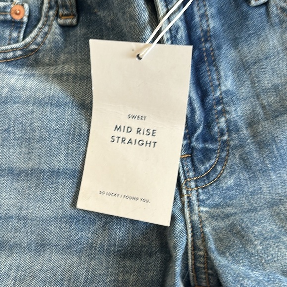 Lucky Brand Sweet Mid Rise Straight Jeans - Picture 2 of 5
